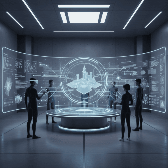 AI-powered game development visualization showing dynamic player experiences and intelligent NPC systems